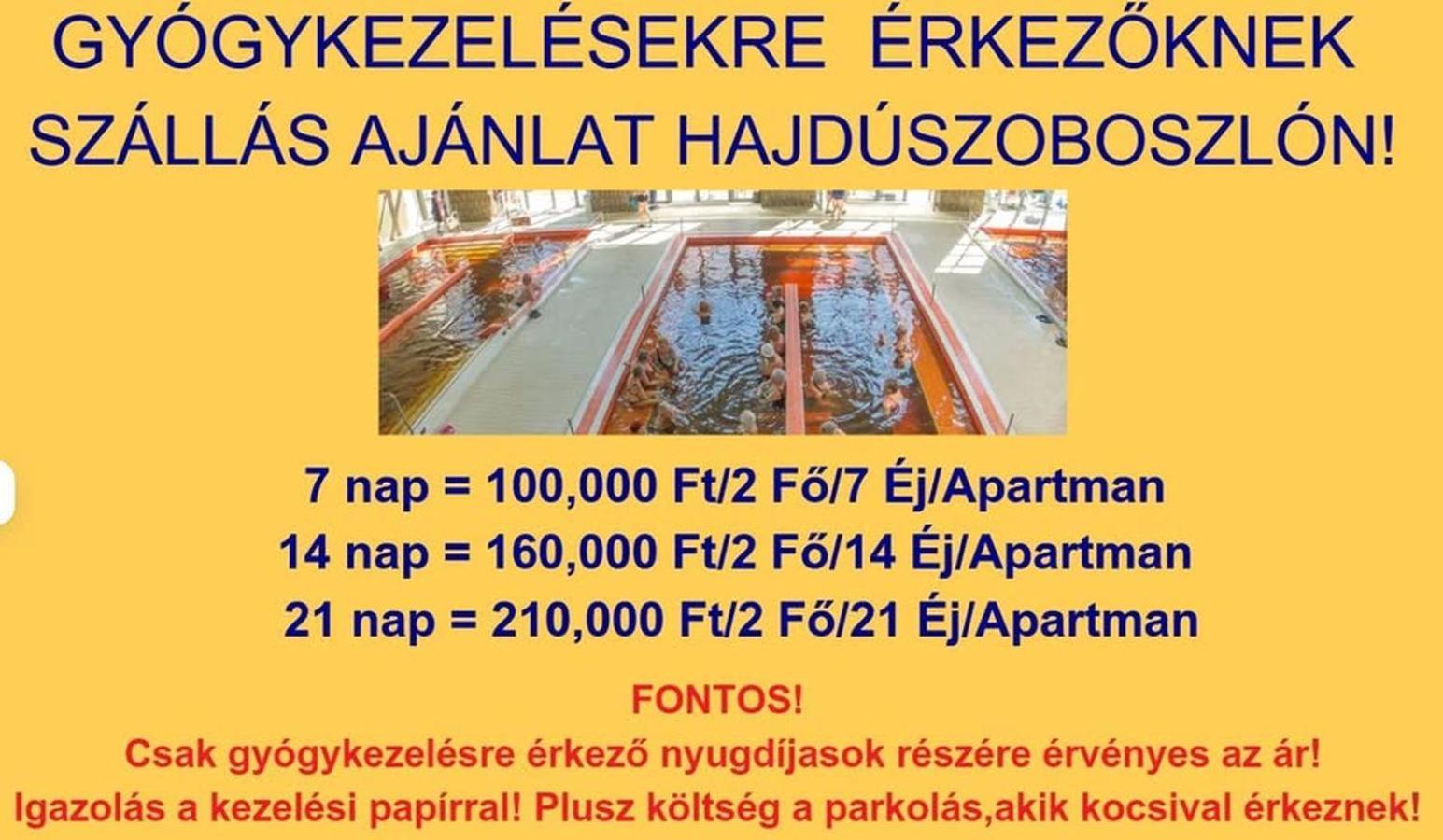 Tilla Apartman Hajdúszoboszló 外观 照片